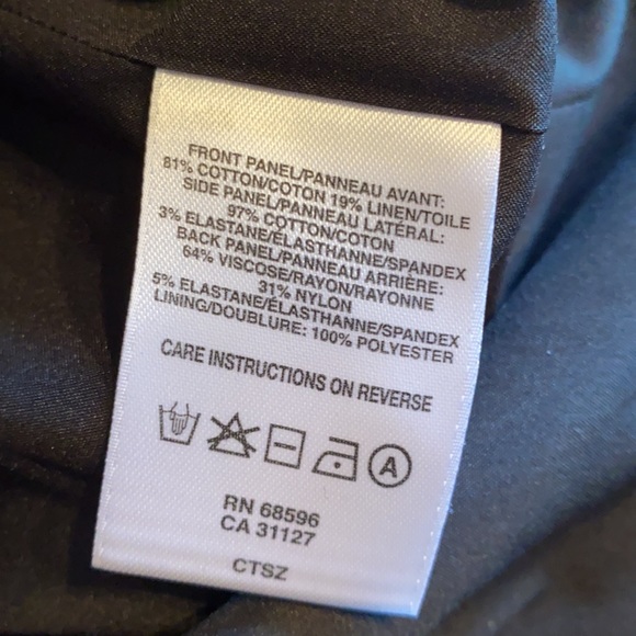 DKNYC career pencil skirt color block side zipper - Picture 7 of 8